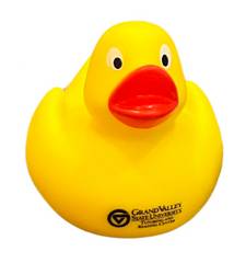 yellow rubber duck with Tutoring and Reading Center Logo on it